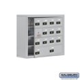 thumbnail image 1 of SalsburyIndustries 19148-14ASC Cell Phone Storage Locker With Front Access Panel - 4 Door High Unit, Aluminum, 1 of 1