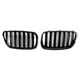 thumbnail image 1 of 1Pair Shiny Black Front Grille Bumper Kidney Grille for E83 X3 Facelift 2007-2010, 1 of 5