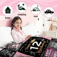 thumbnail image 5 of Sweet 12th Birthday Gifts for Girls - 12th Gift Blanket for Girls, Teenage Girl Gifts for 12 Year Old Girl, 12th Birthday Decorations Blanket 60"X50", 5 of 6