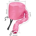 thumbnail image 4 of Bonnet de Sèche-Cheveux Portable de Sécurité pour Coiffure - Rose Foncé, 4 of 7
