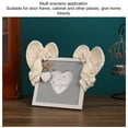 thumbnail image 4 of Door Frame Angel Decor Resin Right Angle Wall Sculpture Corner 3D Figurine For Living Room Bedroom Office, 4 of 11