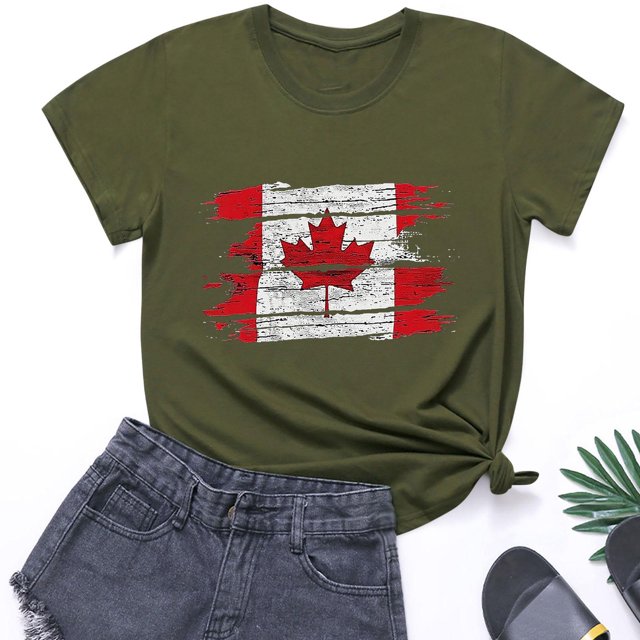 Binmer T-Shirt à Manches Courtes Imprimé pour Femmes