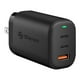 thumbnail image 1 of Cargador GaN USB Quick Charge y USB C Power Delivery 65 W Steren ELI-7065, 1 of 2