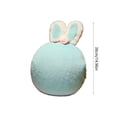 thumbnail image 3 of Rabbit 3 in 1 Blanket Throw Pillow, Soft Plush Stuffed Animal Cuddle Buddy, Cozy Fleece Hideaway Blanket for Couch, Fun Bedroom Decor, Cute Gift for Girls, 40"x60", 3 of 8