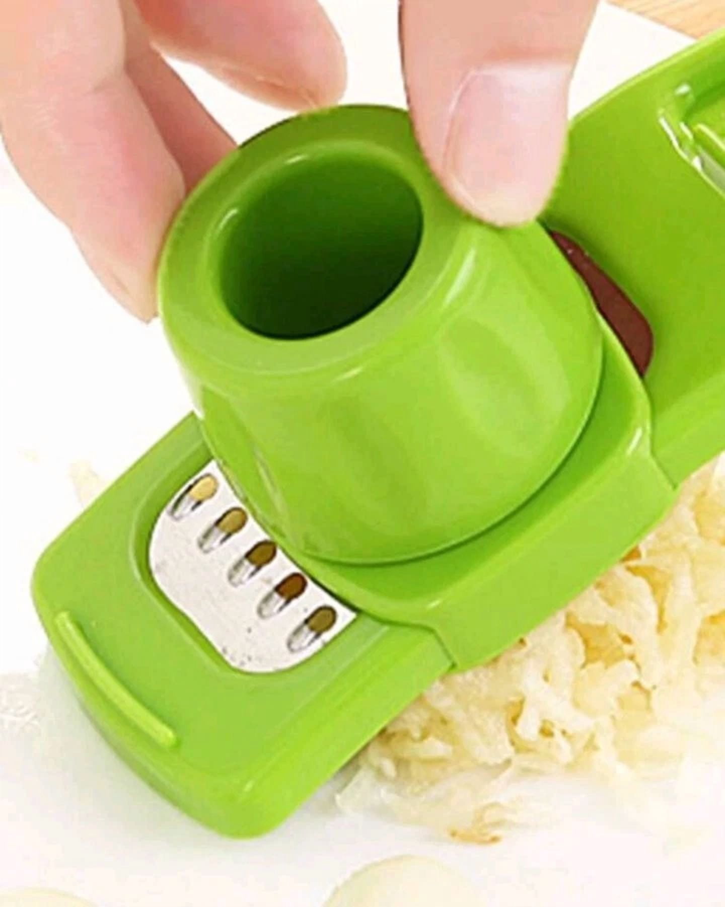 CRESTIN- 2Pc Multifunctional Garlic Maker, Ginger Grinder, Household Kitchen