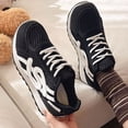 thumbnail image 6 of CHICVOMEY Fashion Tennis Sneakers for Women Retro Platform Sneakers - Breathable Mesh Lace-up Platform Tennis Shoes with Non-slip Outsole - Casual & Walking Sneakers for Daily Wear, 6 of 6