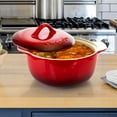 thumbnail image 5 of Crock-Pot Artistan 2.3 Quart Round Stoneware Casserole with Lid in Red, 5 of 5
