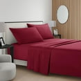 thumbnail image 5 of Ensemble de Draps en Satin 3 Pcs Format Simple Qualité Hôtel Poche Profonde Housse de Matelas Ajustée, 5 of 5