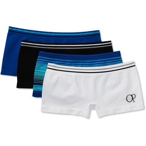 Op Juniors Seamless Boy Short Panties, 4Pack