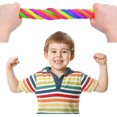 thumbnail image 4 of Juguetes sensoriales de cuerda elástica para niños y adultos, cuerda elástica para apretar, fortalecer los brazos, aliviar el estrés de los fideos, paquete de 6, 4 of 5