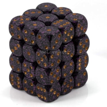 DND Dice Set - Chessex D&D Dice - 12mm Speckled Cobalt Plastic Polyhedral Dice Set-Dungeons and Dragons Dice Includes 36 Dice – D6
