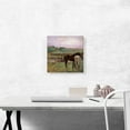 thumbnail image 2 of ARTCANVAS Horses in a Meadow Canvas Art Print by Edgar Degas - Size: 12" x 12" (0.75" Deep), 2 of 9