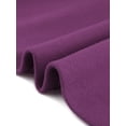 thumbnail image 7 of DARING DIVA Women's Stand Collar Mid-Length Overcoat with Pockets XS Purple, 7 of 7
