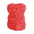 thumbnail image 4 of Oso de flores de simulación, flores de simulación, oso rosa de espuma de PE, regalo hecho a mano, oso de flor rosa creado magistralmente, 4 of 8