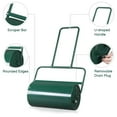 thumbnail image 4 of IVV Lawn Roller, 13 Gallons Water and Sand Filled Garden Drum Roller with U Shaped Handle, Tow beind Sod Roller for Patio Lawn (Green), 4 of 8