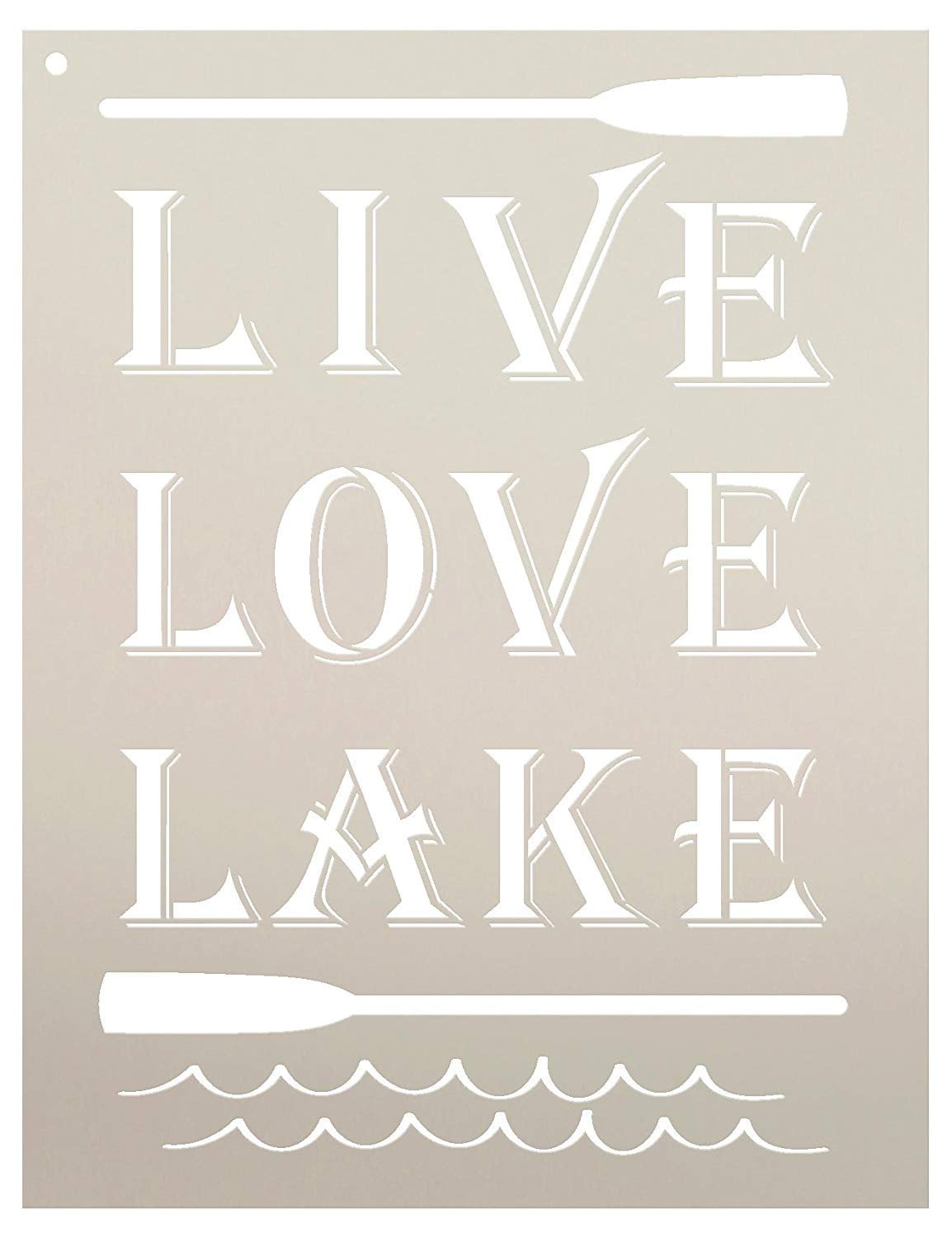 Boat Oars Reusable Mylar Stencil Art Supplies