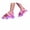 Watermelon Red, variant on Girls Daisy LED Light Up Sandals, Adjustable Ankle Strap Non Kids Water Beach Shoes, Cute Glowing Summer Outdoor Walking Sandals for Little Girls 4-9 Years