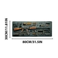 thumbnail image 3 of D Large Gaming Mouse Pad Cool Military Weapon Build Parts Display Design For Office Work Studying Model Antislip Base Durable Material Custom Envelope Pack De, 3 of 3