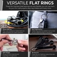 thumbnail image 5 of Stainless Steel Key Rings - 20 Pcs Round Split Key Rings for Keychains - Metal Keychain Rings, 5 of 6