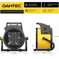 thumbnail image 5 of 2000W Fan Heater - Fast Heating & Energy Saving - Industrial Electric Radiator - Adjustable Angle & Thermostat - Ideal for Home, Workshop and Construction Site, 5 of 5