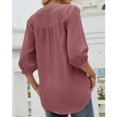 thumbnail image 1 of Camisas casuales con botones Nikou blusas de manga corta verano, 1 of 5
