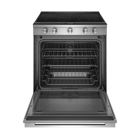 Whirlpool - 6.4 Cu. Ft. Self-Cleaning Slide-In Electric Convection Range - Stainless steel