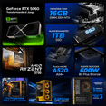 thumbnail image 3 of PC Gamer IA Xtreme PC Gaming NVIDIA GeForce RTX 5060 AMD Ryzen 7 5700 16GB SSD 1TB WIFI Mortal Kombat Edition Productividad Versátil Acelerada con IA, 3 of 6