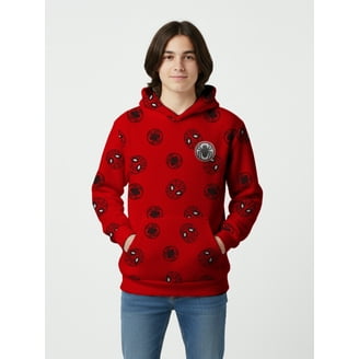 Marvel Spider-Man Fleece Matching Family Zip Up Cosplay Hoodie