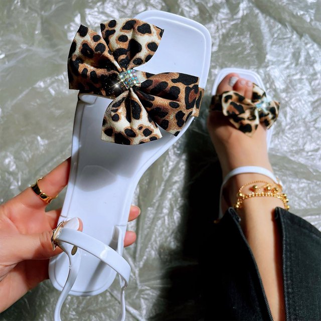 Sandalias de verano para mujer, sandalias planas sin cordones, zapatos romanos de cristal, sandalias informales con punta abierta Wmkox8yii nm8108