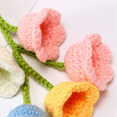 thumbnail image 6 of Cute Car Interior Hanging Accessories Car Bellflower Hand Knitted Car Pendant Rear View Mirror Accessories Hanging C, 6 of 6