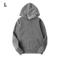 thumbnail image 1 of Sudadera con capucha Sudadera con capucha unisex de algodón Sudadera con capucha que absorbe el sudor Sudadera con capucha, gris oscuro, L sidaley  AP000776-33, 1 of 7