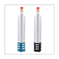 thumbnail image 1 of 2 Pcs 0,6 L Machine à Soda Rechargeable Pièce de Rechange pour Soda Cylindre de CO2 Réutilisable Accessoire pour Machines à Soda, Noir+bleu+argent, 2 x Cylindres 2 x Capuchons de Protection 2 x Manchons de Protection, Noir&Bleu&Argent, 1 of 8