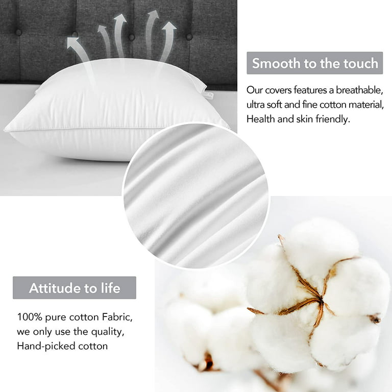 Polyester Pillow Inserts with Cotton Cover