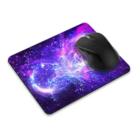 WIRESTER 8.66x7.08 in Rectangle Mouse Pad with Non-Slip Rubber Base for Computers  Laptop  Office & Home - Purple Stardust Boom price history on PriceWatchPro