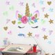thumbnail image 3 of Unicorn Wall Stickers Decals, Unicorn Wall Decor with Heart Flower, 3 of 5
