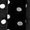 Black and White, variant on Women's V-Neck Halter Polka Dot Bodycon Dress, Sleeveless Retro Flared Dress with Ruched Bodice