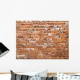 thumbnail image 1 of Brick Wall Wall Mural Decal Sticker, Wallmonkeys Peel & Stick Vinyl Graphic (24 in W x 17 in H), 1 of 4
