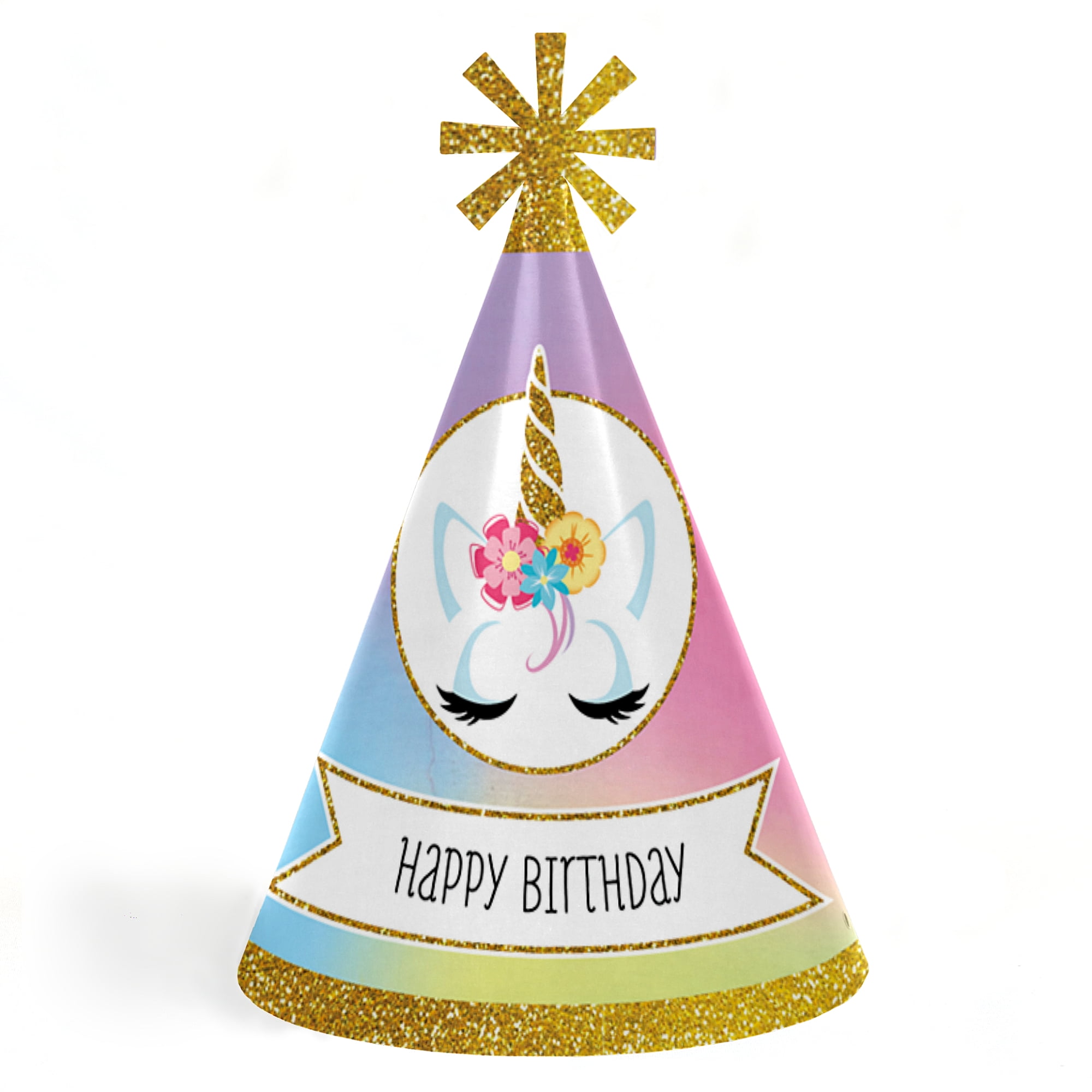 Rainbow Unicorn Cone Magical Unicorn Happy Birthday Rainbow Unicorn Cone Magical Unicorn Happy Birthday
