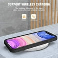 thumbnail image 6 of Compatible with iPhone 11 Case Full Body Clear Design with Built-in Screen Protector Shockproof Anti-Scratch Rugged Phone Case 360 Protective Cover for iPhone 11 6.1 inch, Black, 6 of 8