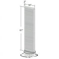 thumbnail image 2 of 48 Pocket, Two-Sided Revolving 16"W x 60"H Pegboard Brochure Floor Display Kit, 2 of 5