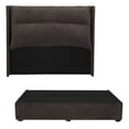 thumbnail image 1 of Recámara King Size Becca Chocolate con Cabecera + Box Base Cama, 1 of 8