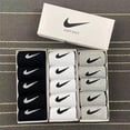 thumbnail image 3 of En stock Entrega Rápida 5 Pares De Calcetines Deportivos De Tubo Largo Nike Para Hombre Y Mujer 100 % Algodón Puro Casuales Transpirables Largospangjing, 3 of 4