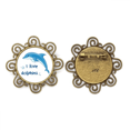 thumbnail image 1 of Broche de flores ilustrar Unbranded delfines regalo de joyería, 1 of 3
