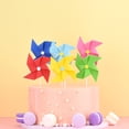 thumbnail image 6 of 18Pcs Windmill Shaped Cake Toppers Creative Birthday Party Cake Insert Cards Mixed Style, 6 of 8