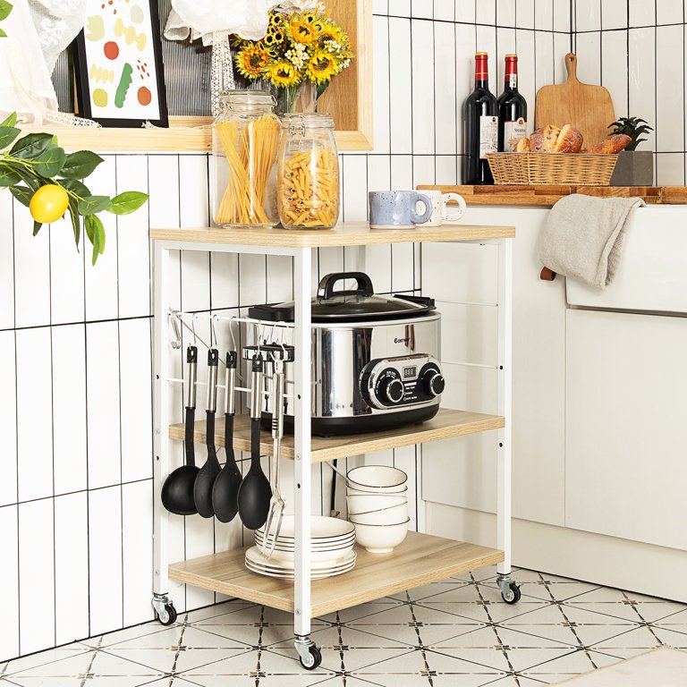 Costway 3-Tier Large Appliance Stand: Metal Kitchen Baker's