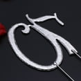 thumbnail image 3 of FRCOLOR 70 Cake Topper for 70th Birthday Party or Anniversary Crystal Rhinestones Decorative Cake Topper for Party Supplies (Silver), 3 of 8