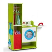 Step2 Clean Sweep Wood Laundry Center with 5 Piece Accessory Set