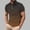 Brown, variant on Men's Lotus Print Short Sleeve Golf Shirt, Unique Graphic Design for Casual and Street Style Orange XXXXL