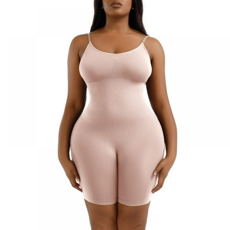 Shapewear for Women Tummy Control Bodysuit Mid Thigh Butt Lifter Body  Shaper Shorts 