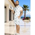 thumbnail image 4 of Conjunto Hombre Verano Camisa y Short a Juego Alberca Playa y Calor, 4 of 5